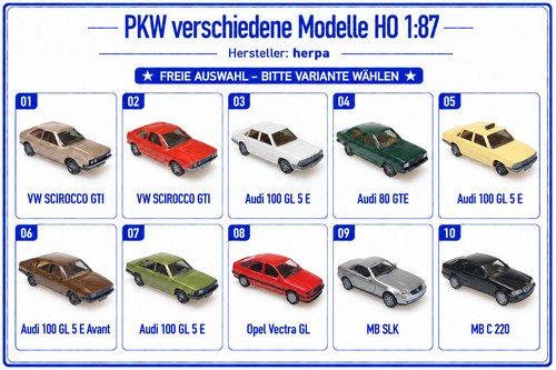 Herpa pkw modelle - modelle, h0