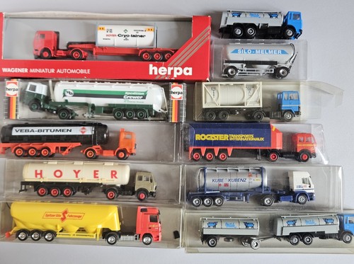 Herpa konvolut lkw tank - x,
