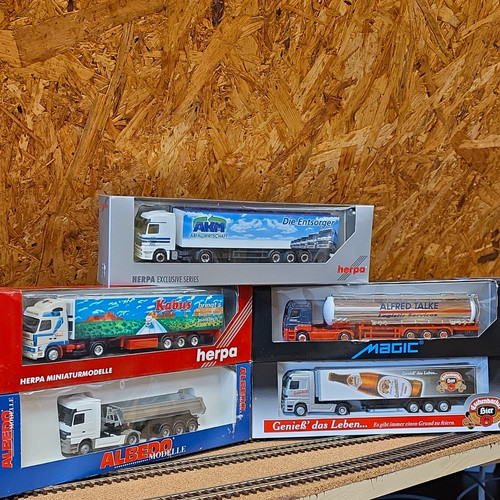 Herpa sattelzug konvolut aus - herpa,