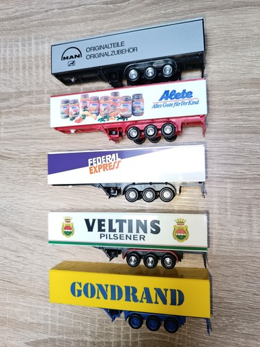 Herpa auflieger konvolut - herpa,