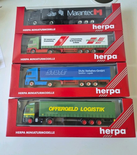Herpa lkw konvolut 4x - herpa,
