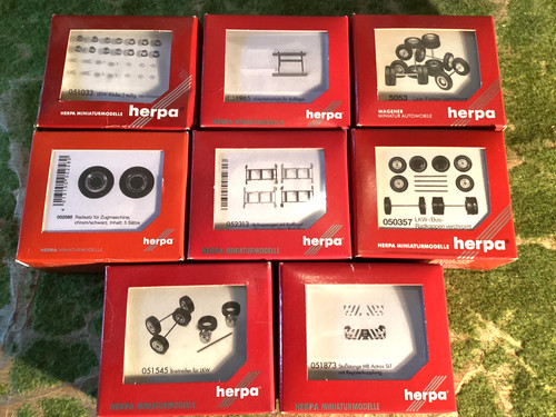 Herpa konvolut lkw ersatzteile - lkw,